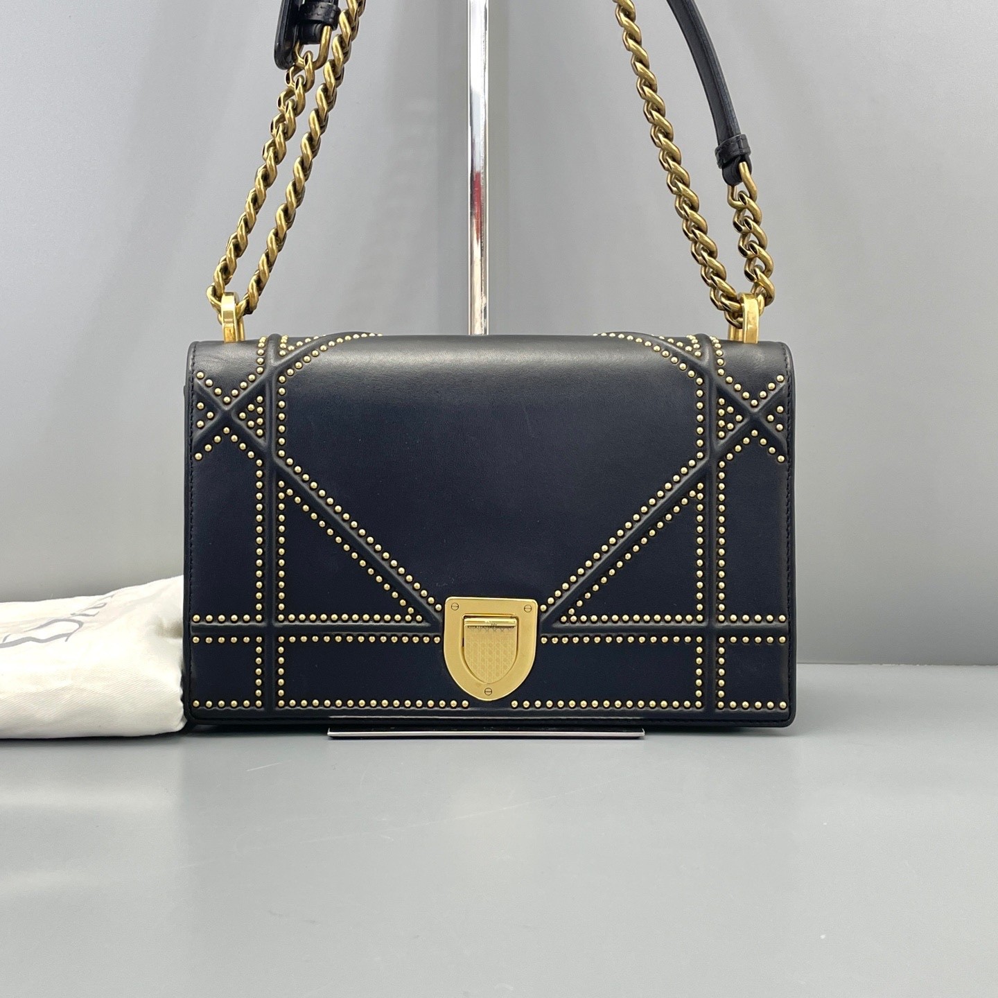 Dior Pre-Owned Authentic Luxury Handbag Black 25*16*8cm Free Tracked Shipping