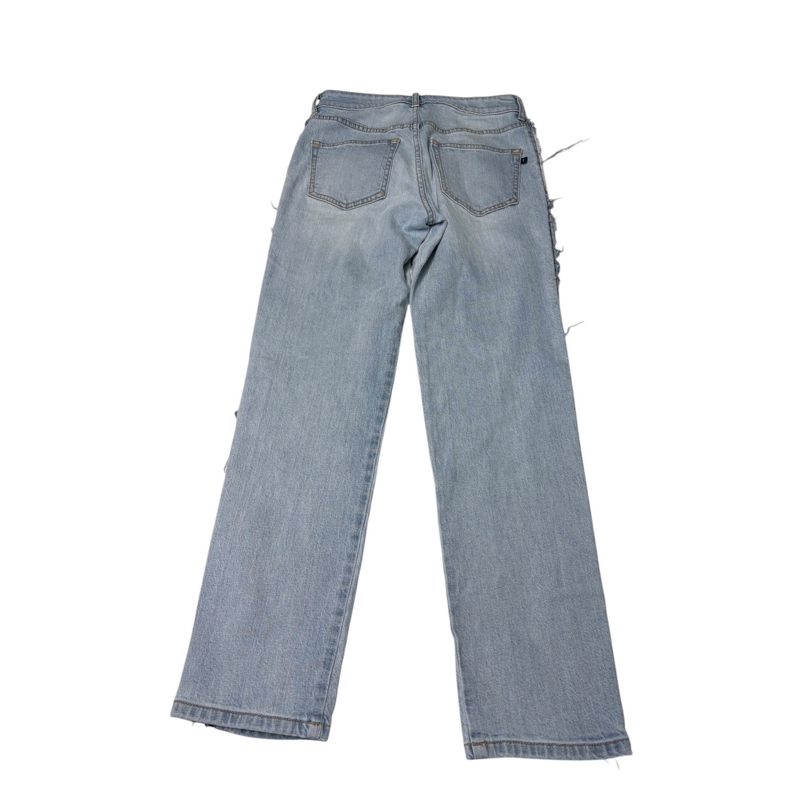 Pilcro The Vintage Straight Jeans Light Wash Southwestern Side Stripe Womens 25