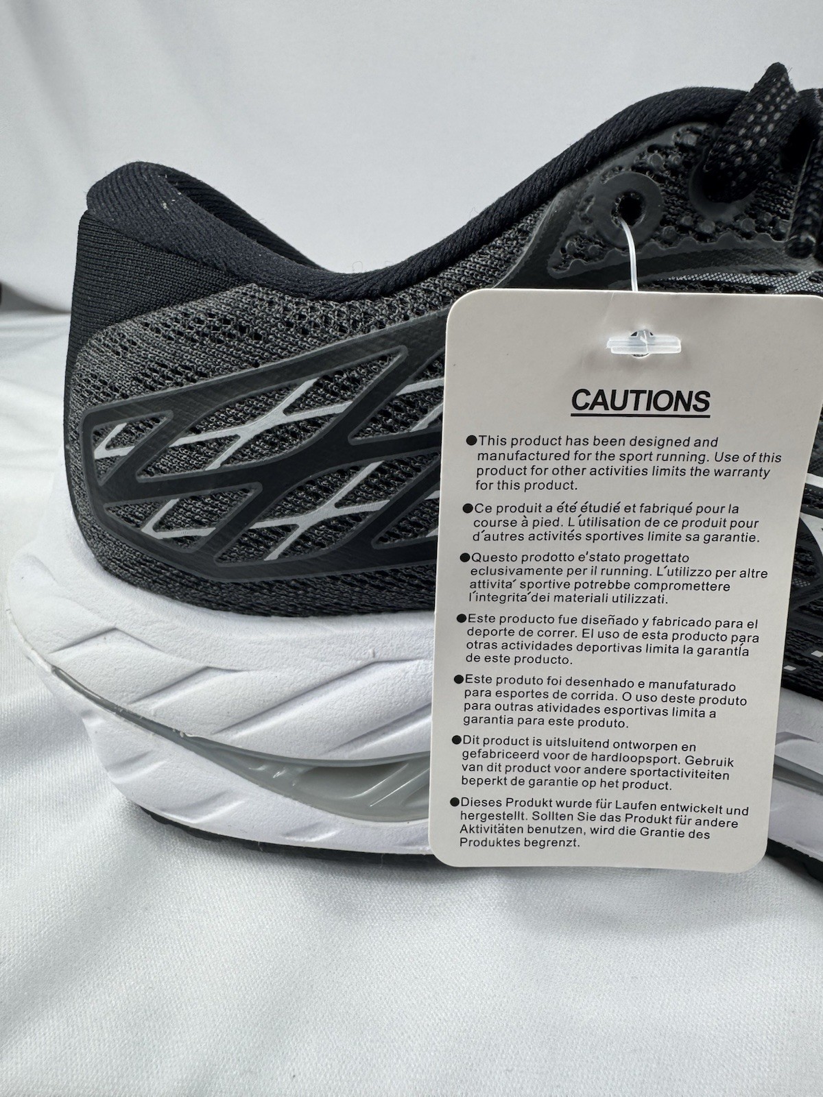 Mizuno Wave Inspire 20 D Ebony White EY00 Women Running Shoes – US 6.5 EU 36.5
