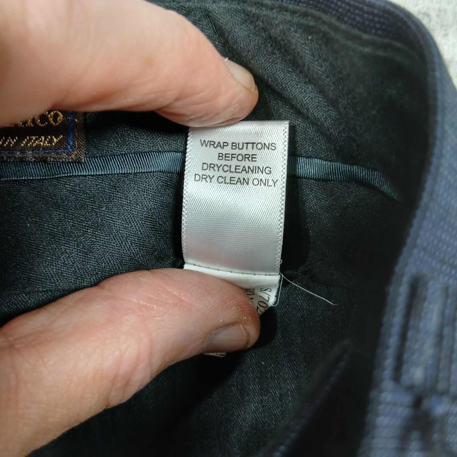 Banana Republic Dress Pants Men’s 33×32 Navy Modern Fit Wool Mohair Italy
