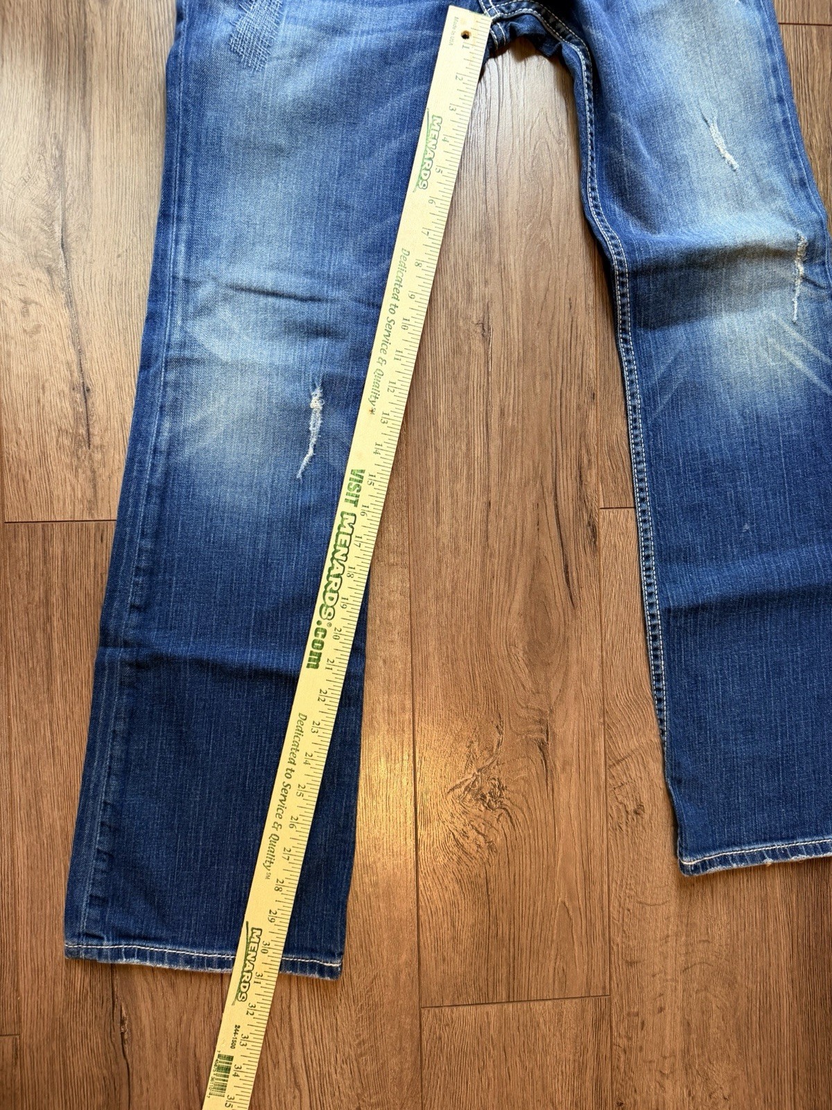 BKE Stella Bootcut Distressed Medium Wash Denim Jeans Women’s 29 x 31.5