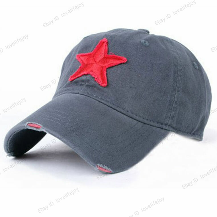 Men’s Star Hat Baseball Cap Golf Ball Casual Sun Cap Outdoor Sports Hat Workwear