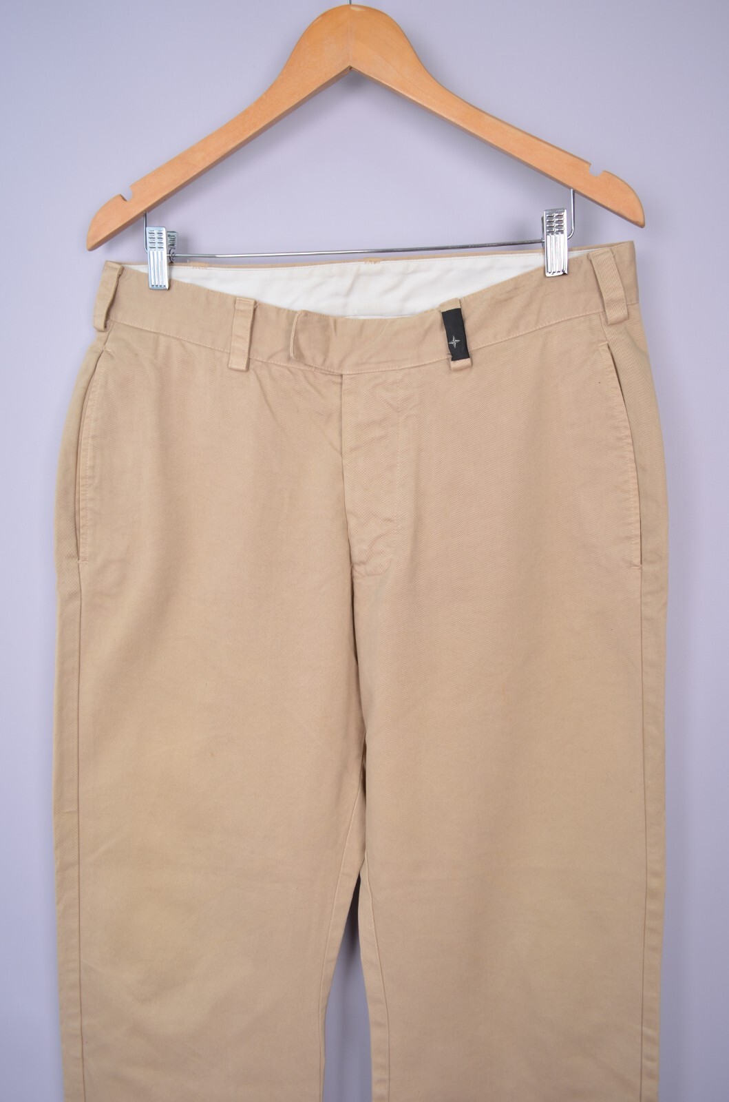 Stone Island Denim Double Twisted Cotton Chino Pants Size 52 MD 2a