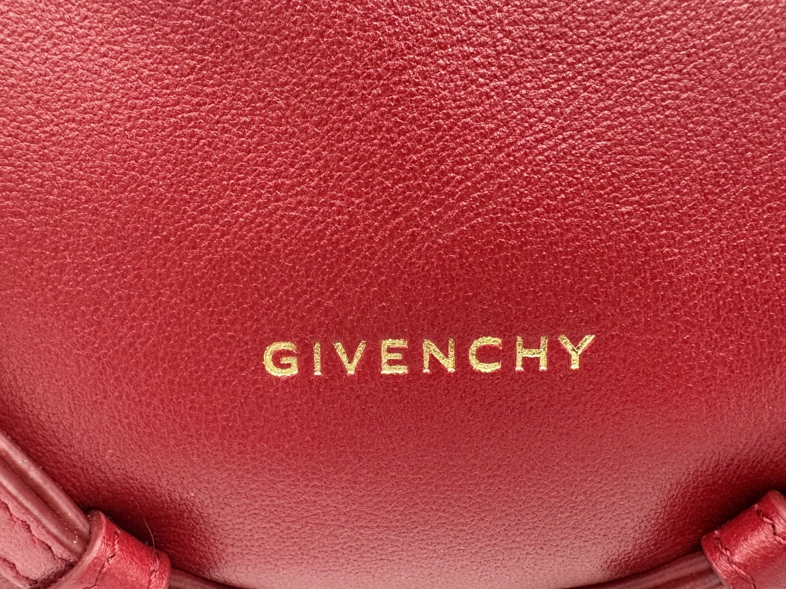 Givenchy Mini Voyou Leather Shoulder Bag Dark Red (on Nordstrom $2,150/worn 3x)