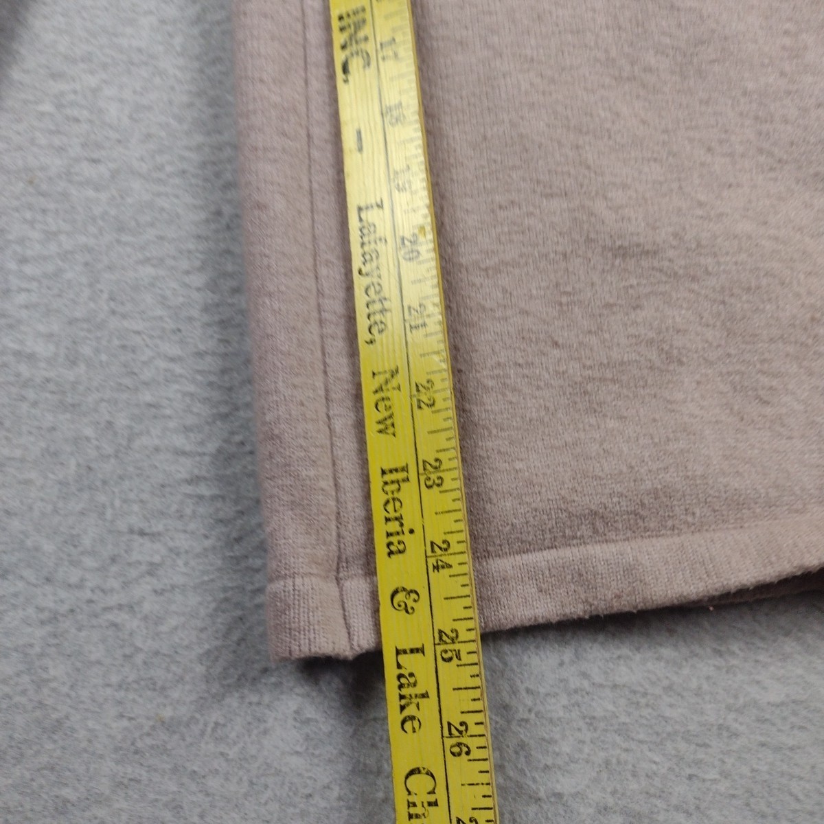 Unbranded Woman’s Size M Beige Flared Knit Pants Viscose Polyamide Polyester