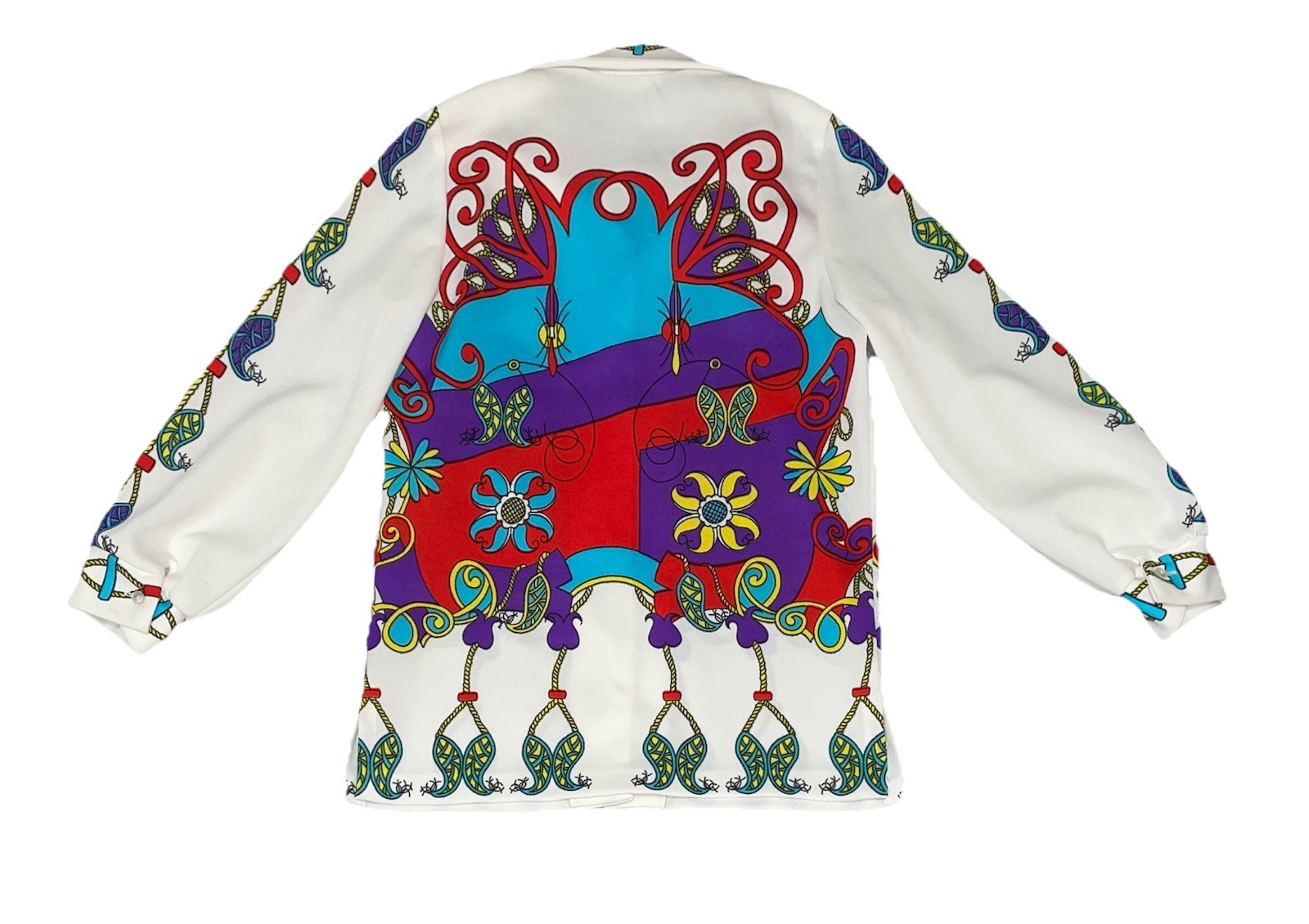 Lady LaRue Fashions Polyester Psychedelic Small 8/10 Blouse