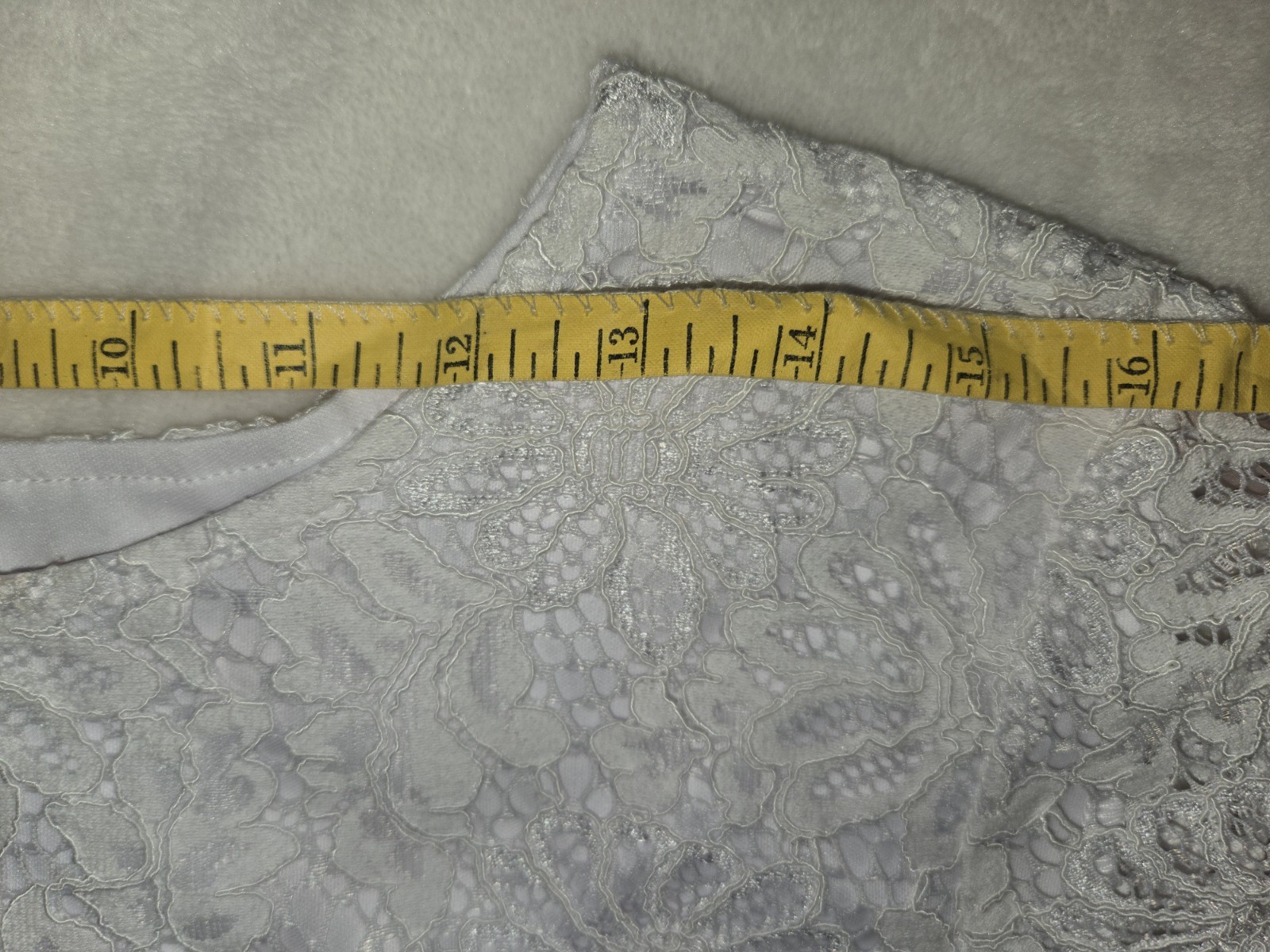 Nanette Lepore Lace Brilliant White Spring Fling Blouse / Top Size L NWT
