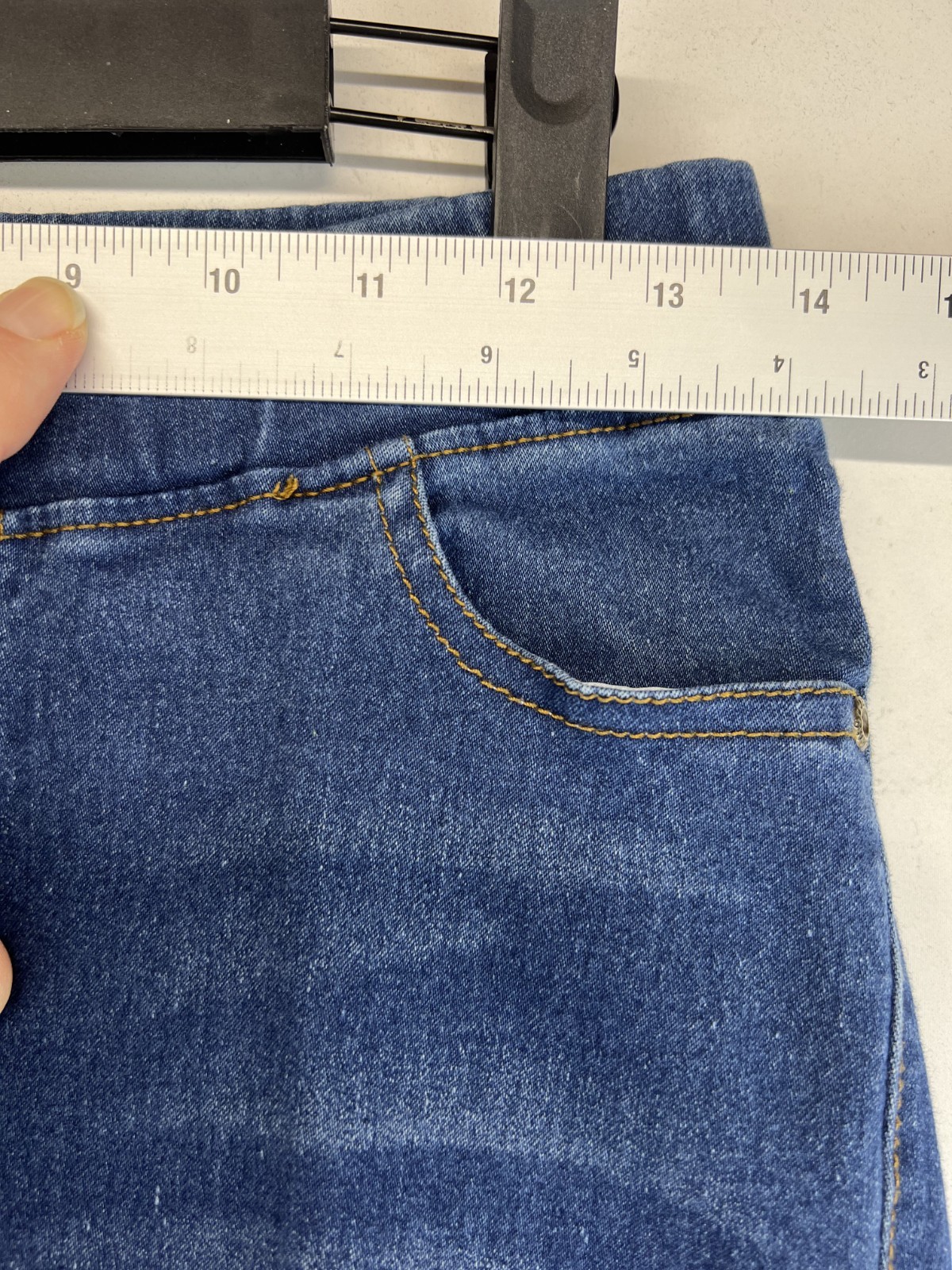 Jvini Fashion Jeans – Womens Size M – Blue – Pull On Jegging – Stretch (4585)