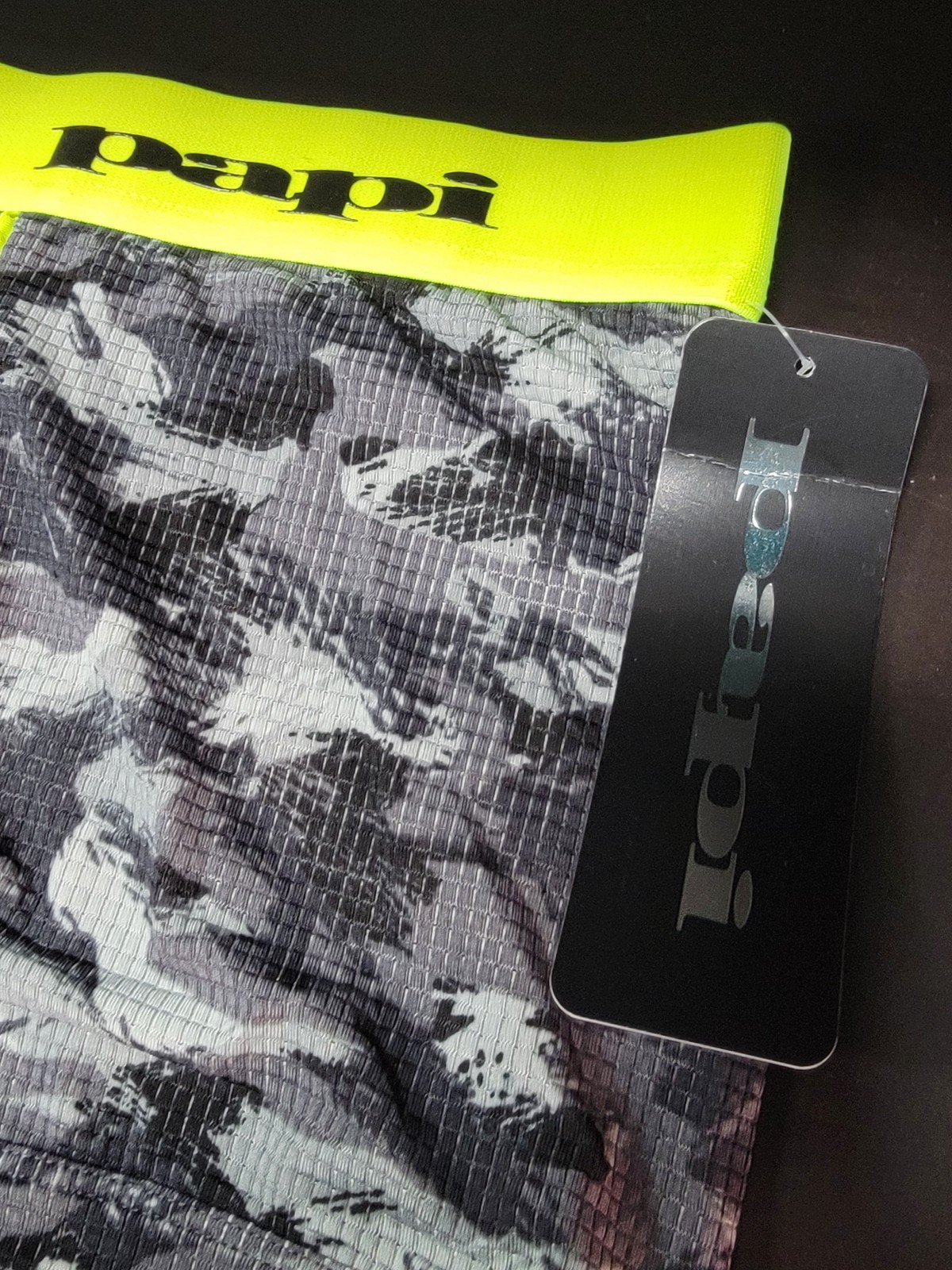 Papi Equipo Brazilian Men’s Catalyst Camo Brazilian Trunk Underwear Size: XL