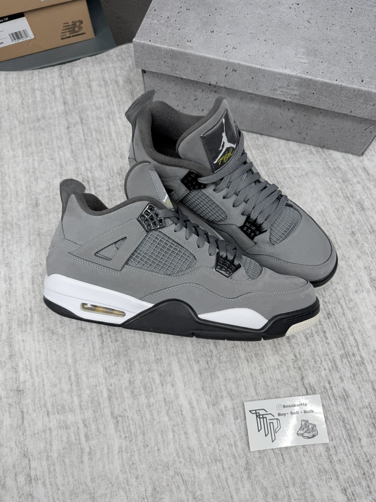 ✅Size 11.5 – Air Jordan 4 Retro Cool Grey 2019 308497-007 ✅
