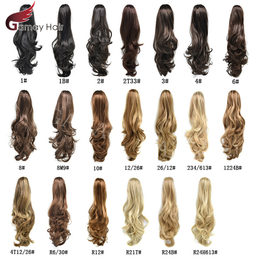 Claw Clip Ponytail Hair Extensions Real As Human Pony Tail Long Wavy Hairpiece