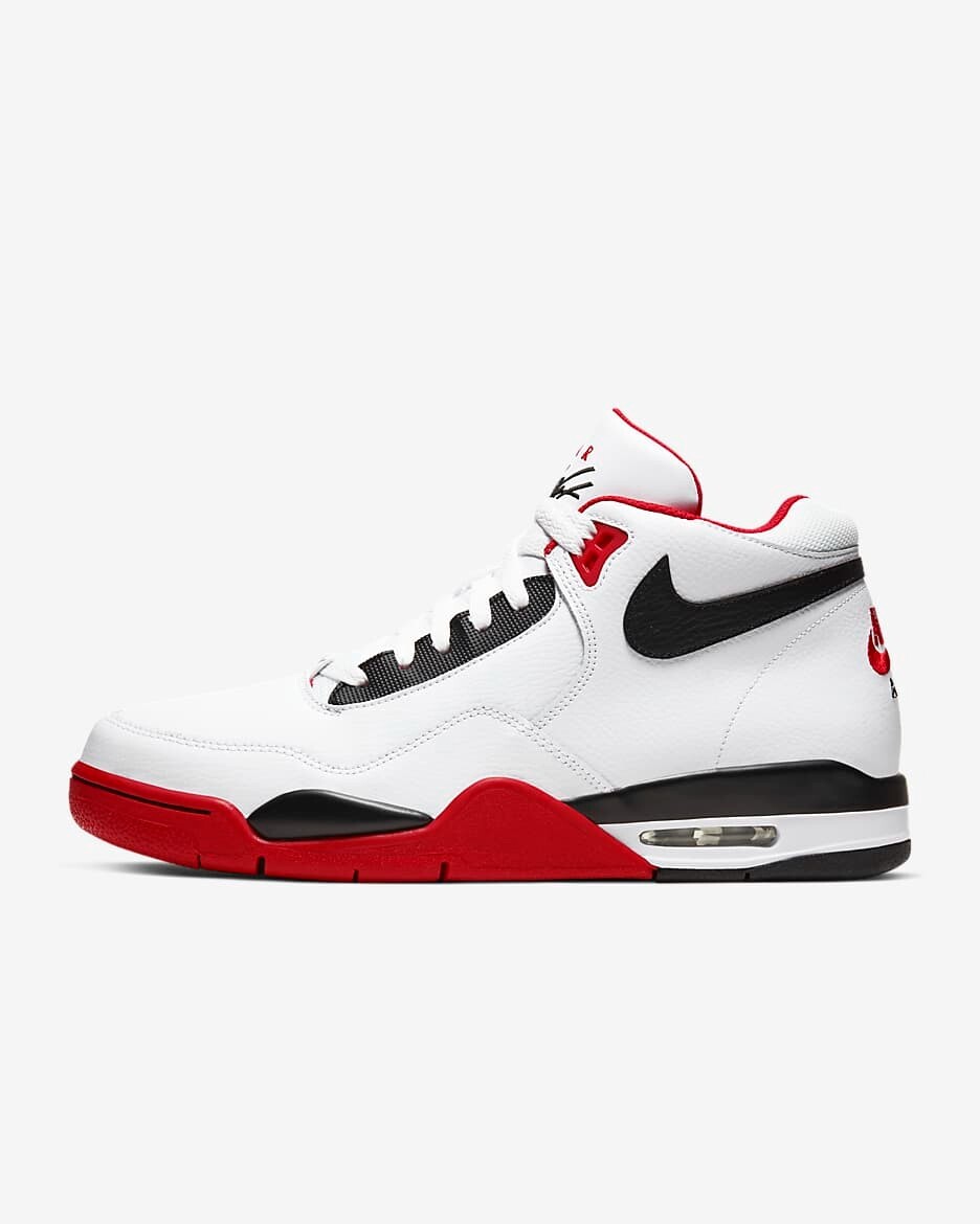 Nike Flight Legacy “White/University Red/Black” BQ4212-100 Men’s New [US 6.5-13]