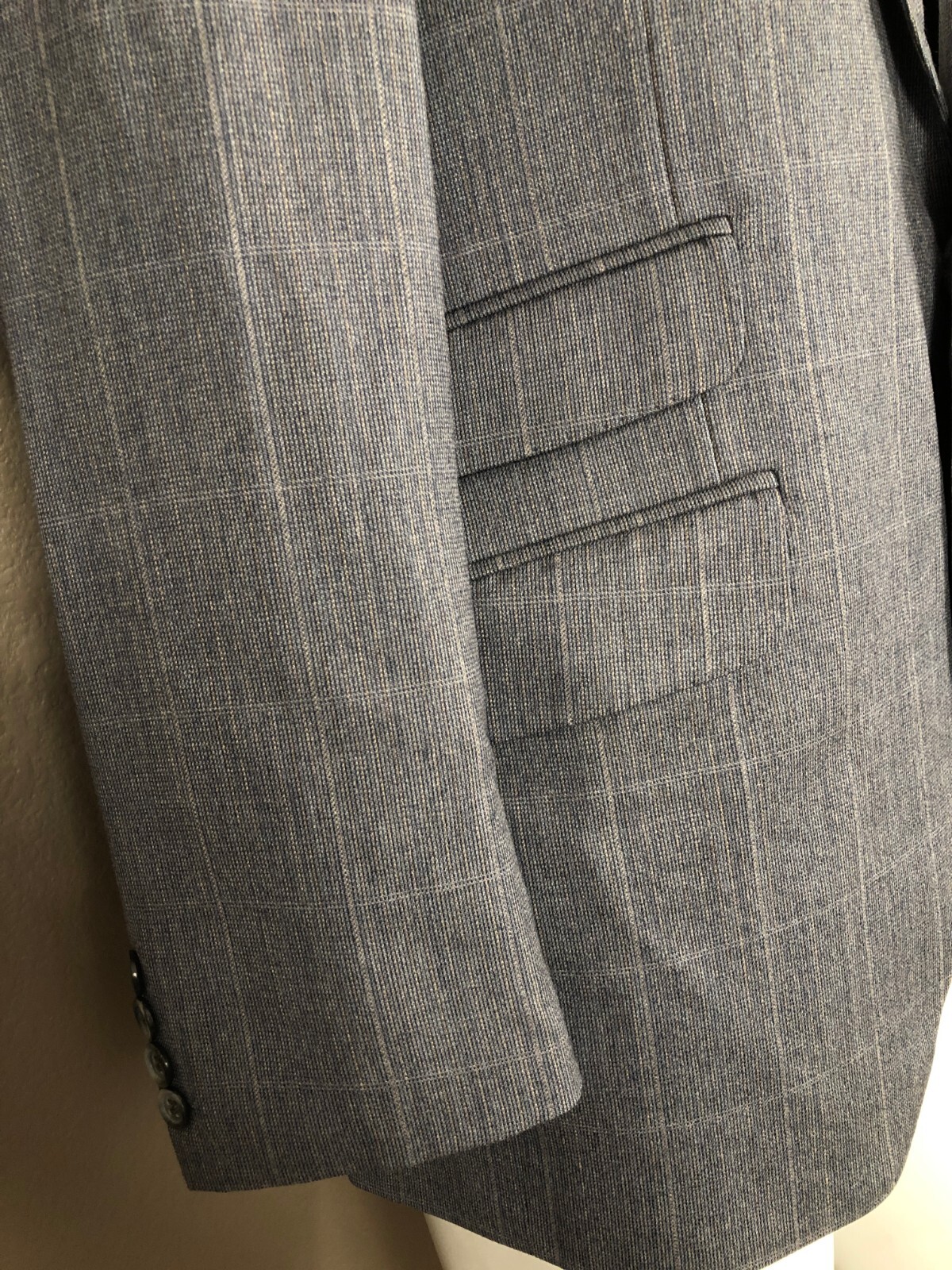 Alexandre London Collection Custom Tailored Plaid Wool Jacket Blazer Britain 40