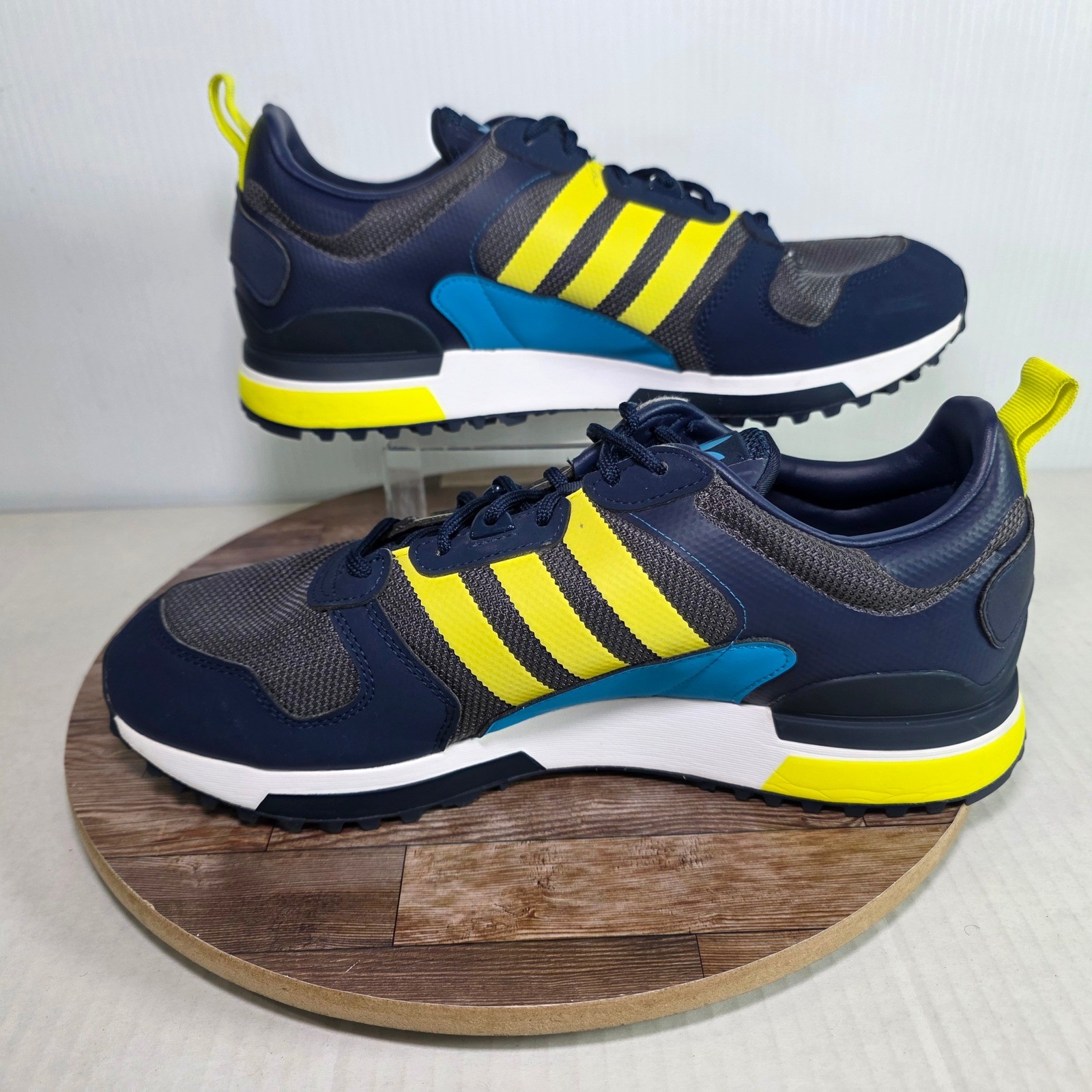 Adidas ZX 700 HD Shoes Mens Size 11 Navy Blue Yellow Athletic Running GX8940