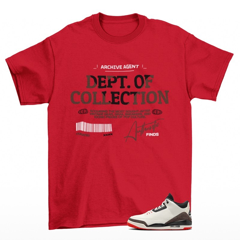 Archive Sneaker Shirt Red to Match Jordan 3 World’s Best Dad IF4396-103