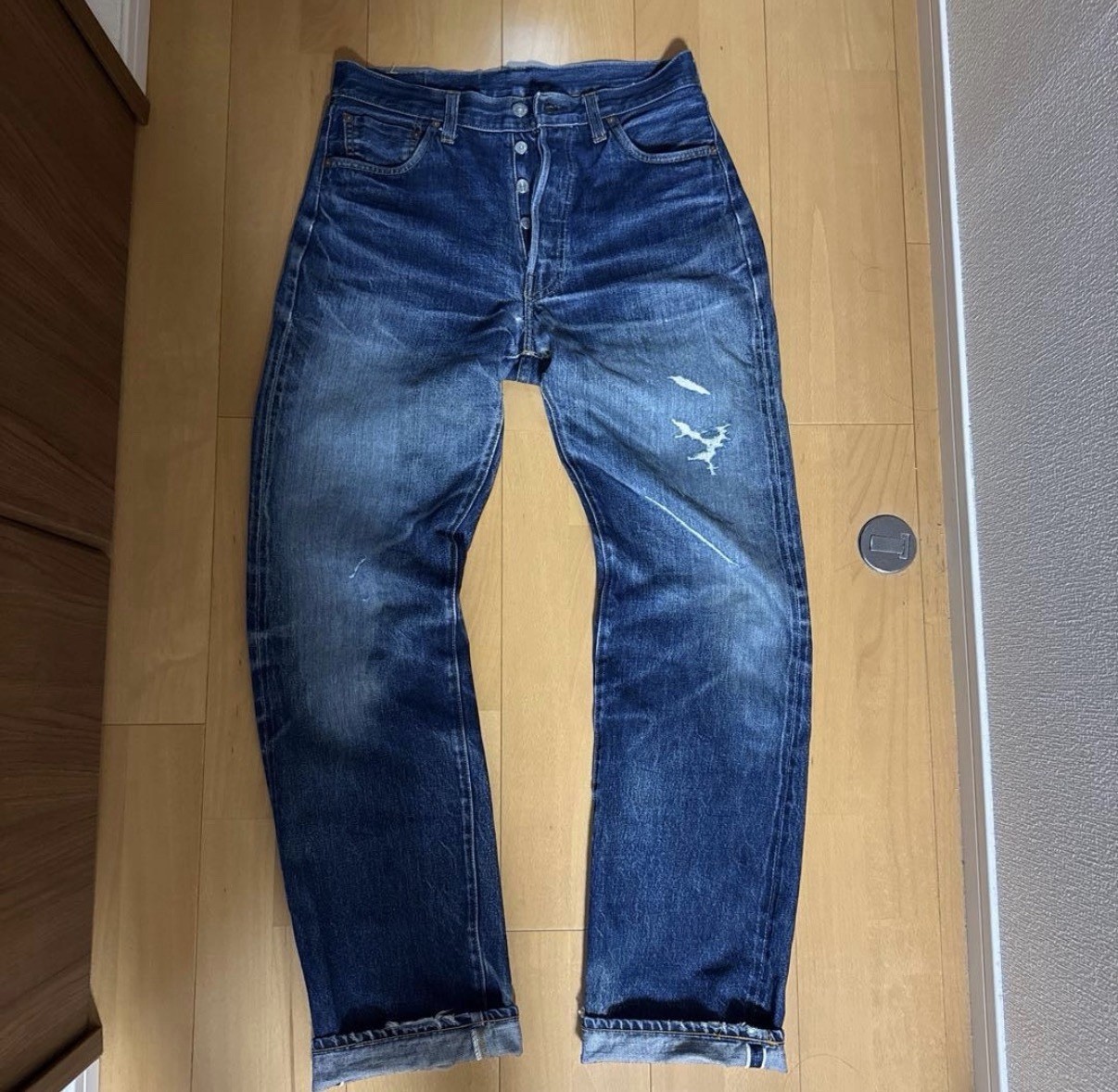 Vintage Levi’s LVC 501XX 1955 Era Red Ear W31 L36 Made USA Selvedge