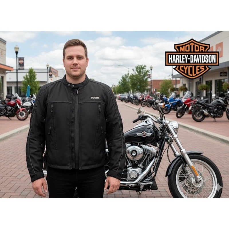 Harley-Davidson FXRG 2 in 1 Men’s Motorcycle Jacket Sz. XL