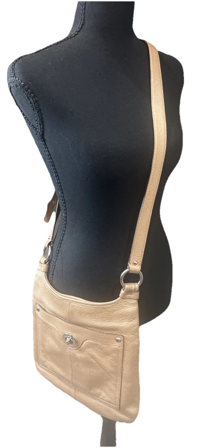 Coach (2012) Penelope Pebbled Leather Crossbody Bag (Model F18533) Shoulder Bag