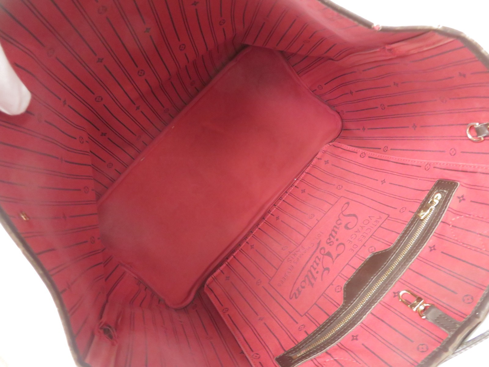 Authentic Louis Vuitton Damier Neverfull GM Tote Bag Handbag F#51003