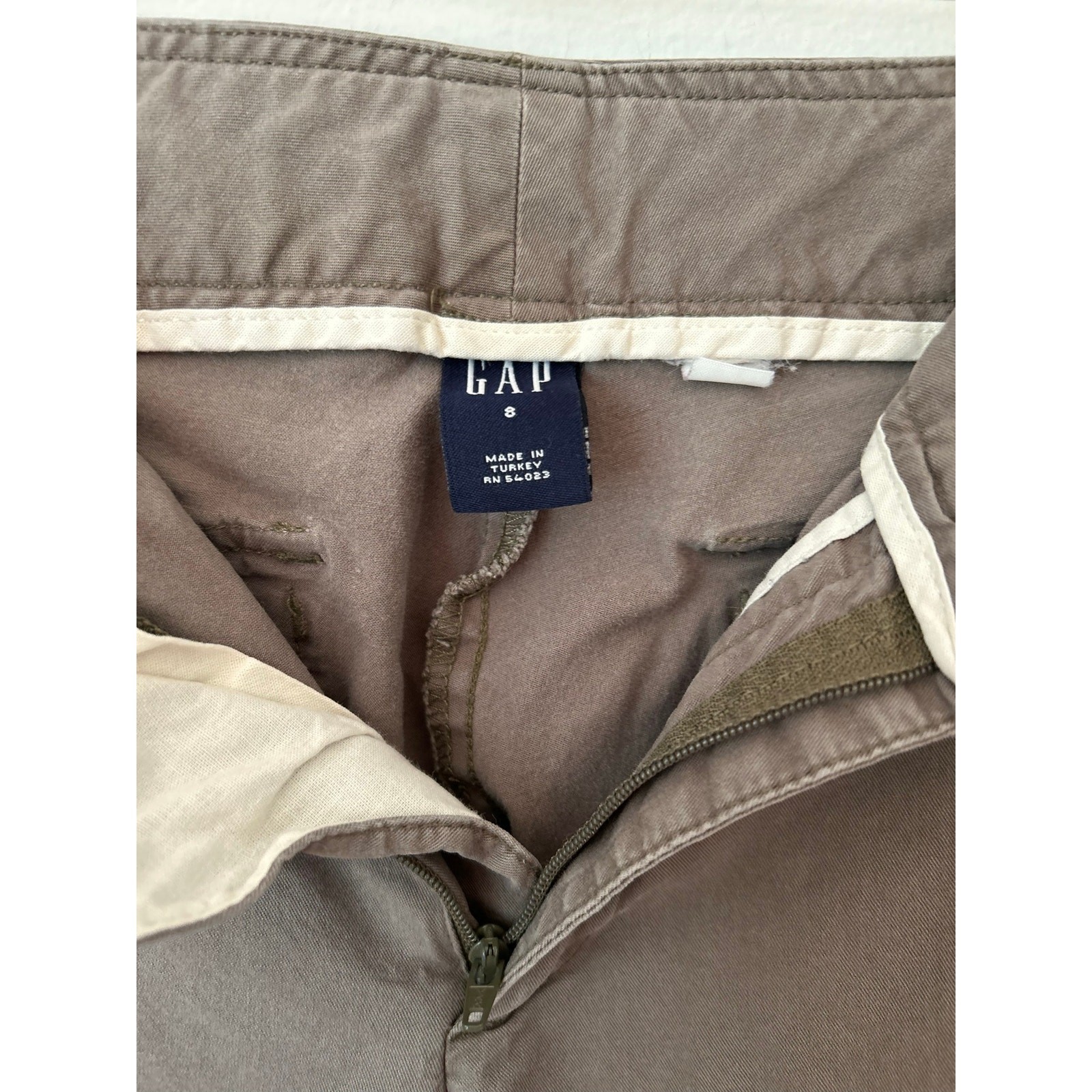 Vintage Gap Utility Cargo Pants Crafted in Classic Y2K 8 Brown Relaxed wide leg