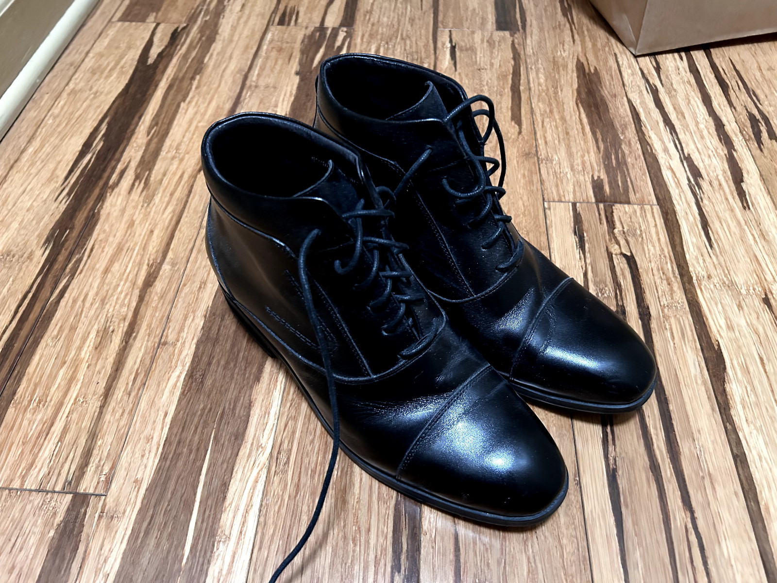 TOTO mens elevator shoes size 7.5 dress shoes Tall Mens Shoes 2.8 in. in height