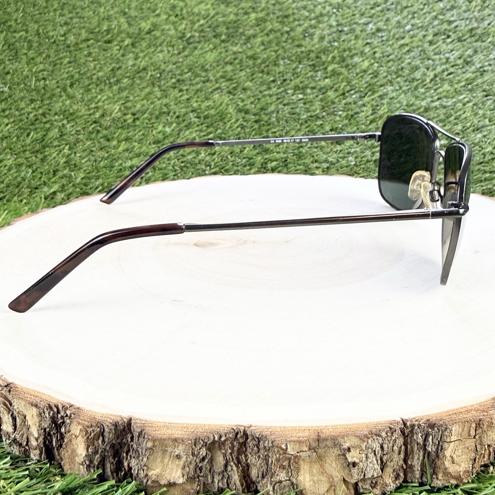 Kirkland Signature Sunglasses M30 FRAME ONLY Gunmetal Aviator 59-17-137 Japan