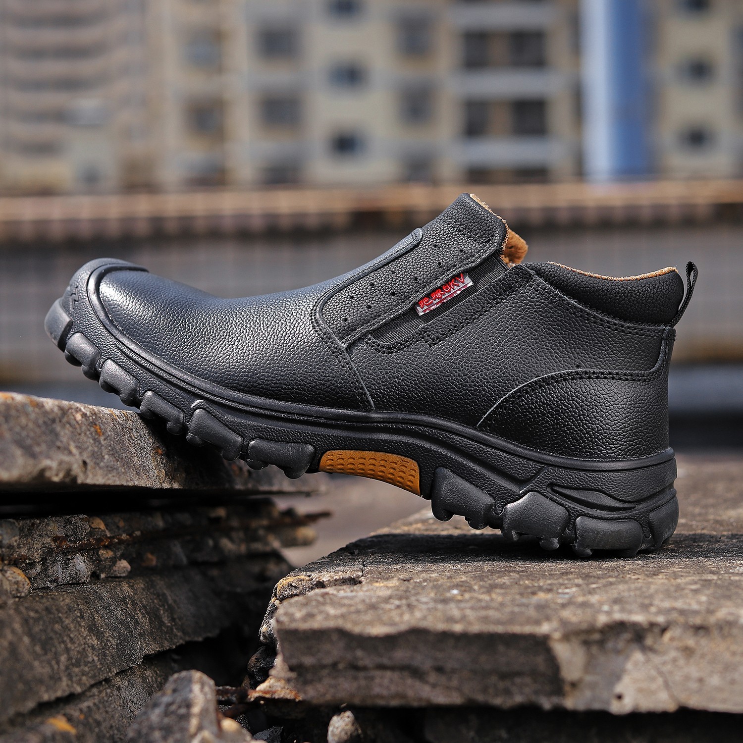 Puncture Proof Waterproof Mens Steel Toe Work Boots Indestructible Non Slip