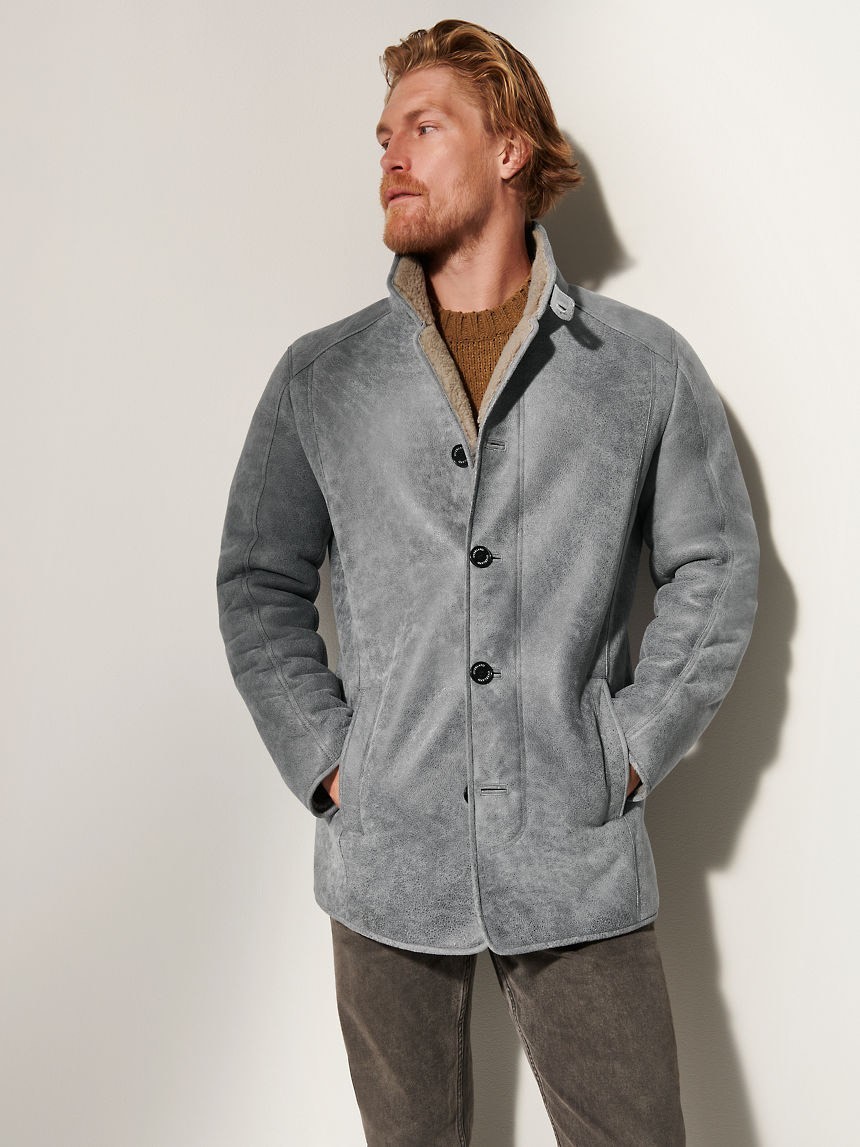 MENS Pierre Sheepskin Coat-Premium Leather & Cozy Warmth