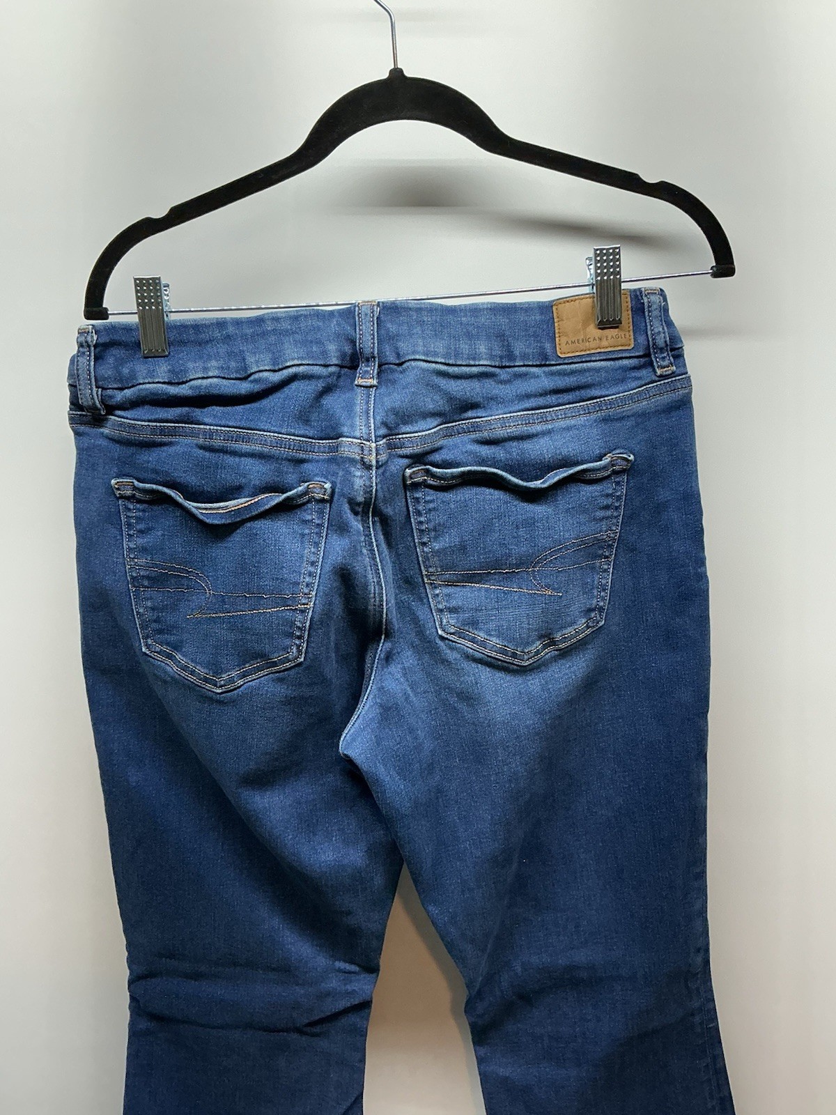 American Eagle Outfitters RN 54485 CA 03873 Women’s Straight Bule Jean Sz 10