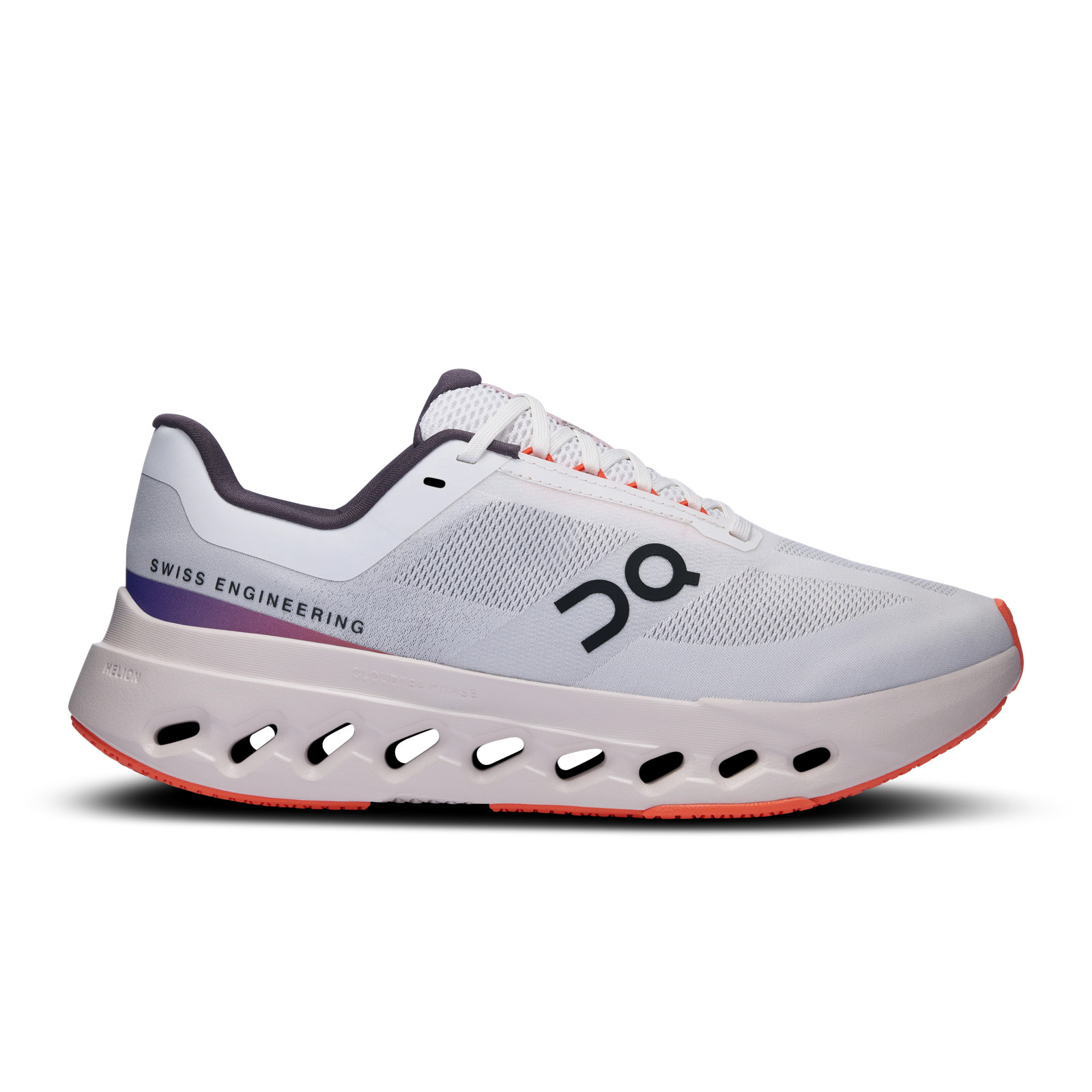 Women’s On Cloudsurfer Next, White/Flame, 9.5 B Medium US