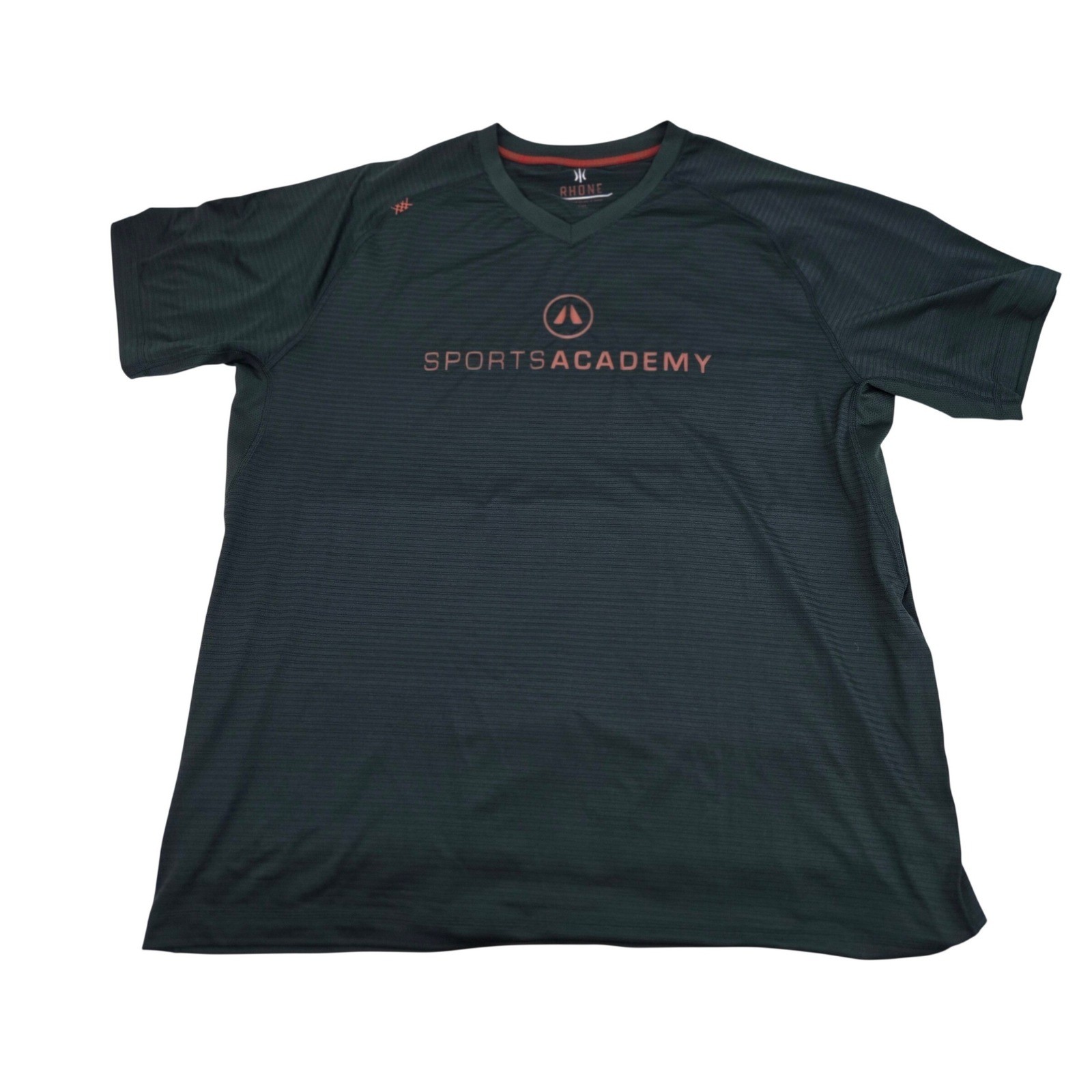 Rhone Men’s XXL Short Sleeve Shirt Sports Academy Green Reign XT2 Gym Workout T