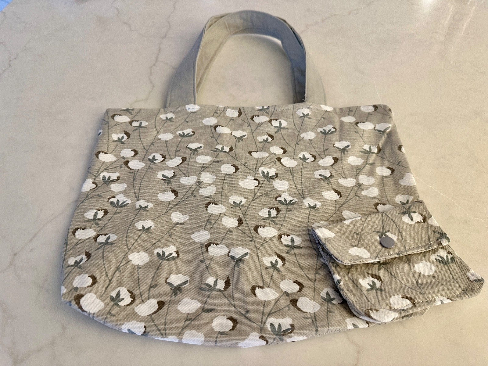 Floral Tote Bag with Coin purse Reusable Grocery Bag Overnight Bag Carry On Bag