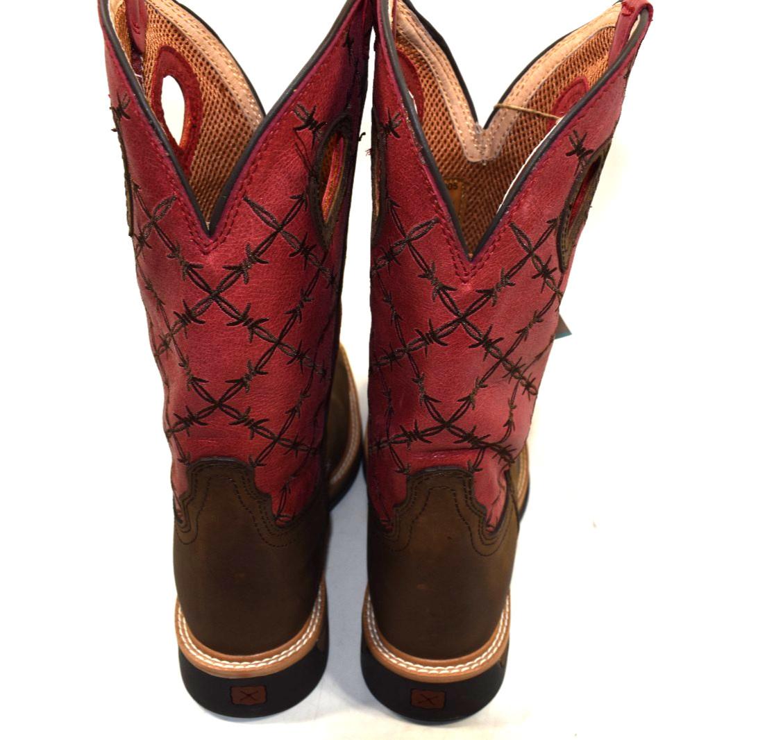 Twisted X Men’s 8 D Lite Western Work Boot Alloy Toe MLCA005 MEMORY FOAM FOOTBED