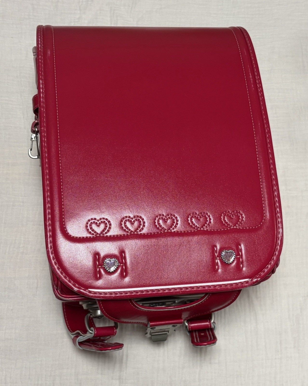 Randoseru Japan Fit-chan Red Synthetic Leather: School Bag Adult or Kids