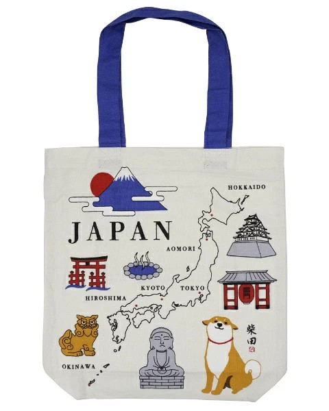 Map of Japan, A4 tote bag