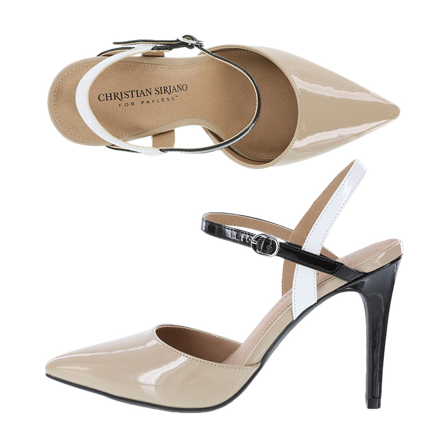 Christian Siriano Women’s Kayla Gold or Nude Pump Heel Shoes