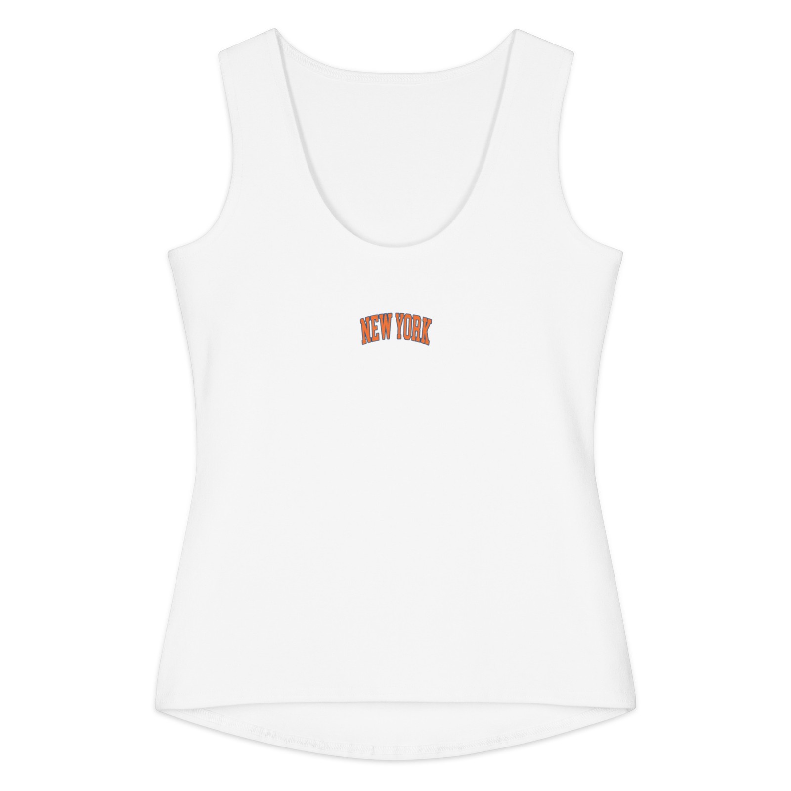 New York Knicks Orange and Blue NYK Inspired Women’s cotton tank top