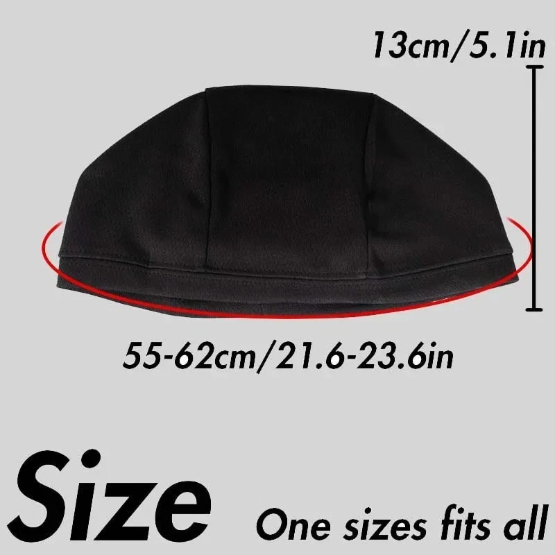 Cooling Skull Cap Helmet Liner Sweat Wicking Cycling Running Hat for Men