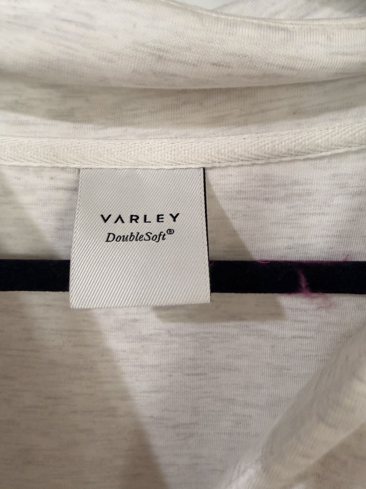 Varley Celeste DoubleSoft Button Through Sweatshirt Cardigan Oatmeal Large L