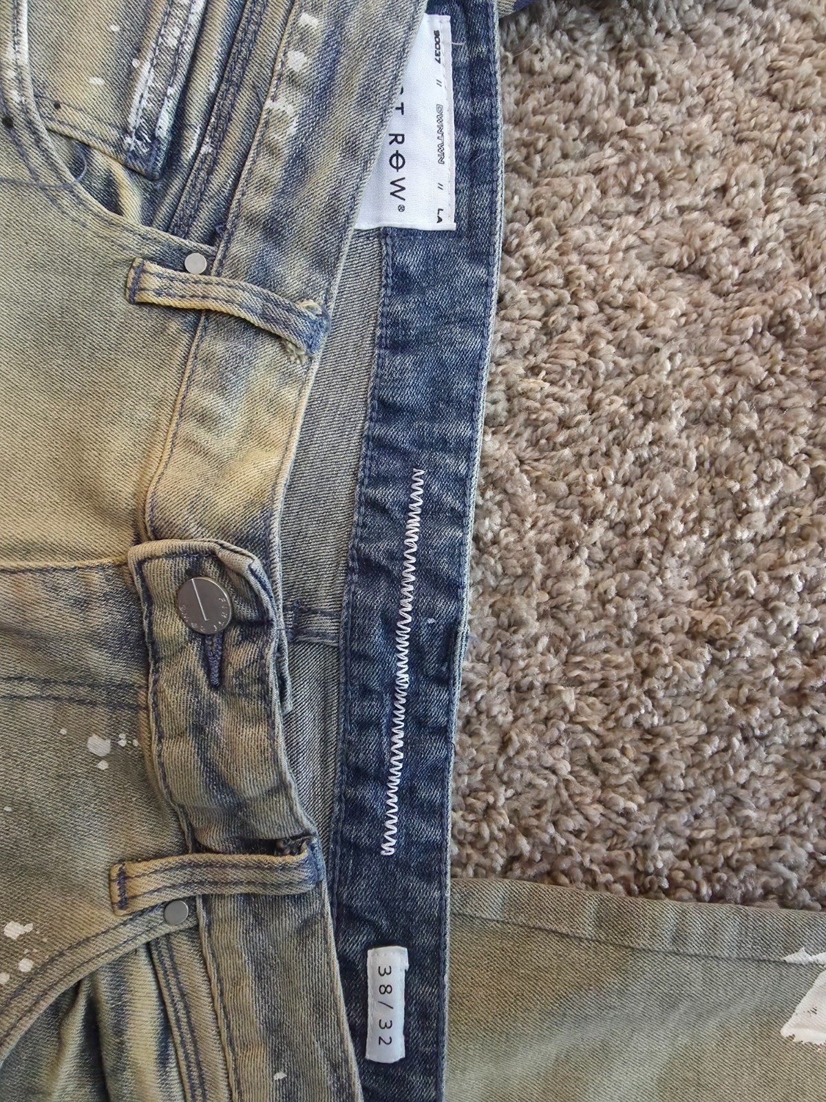First row jeans 38×32