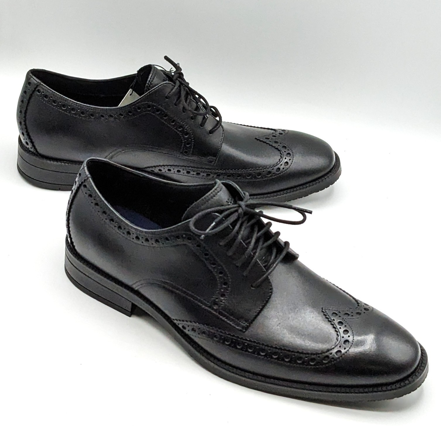 Cole Haan “Modern Essentials Waterproof Wing Tip Oxford” Men’s Shoe [Black] NEW