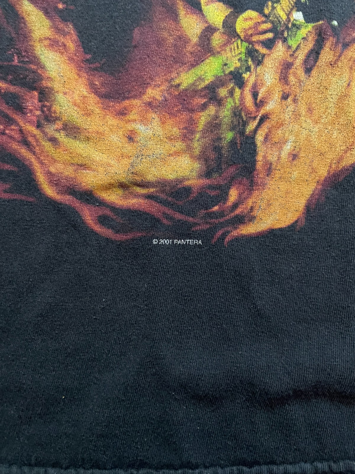 Vintage Pantera 2001 Shirt Size Medium Dimebag Darrell Phil Anselmo Metal Band