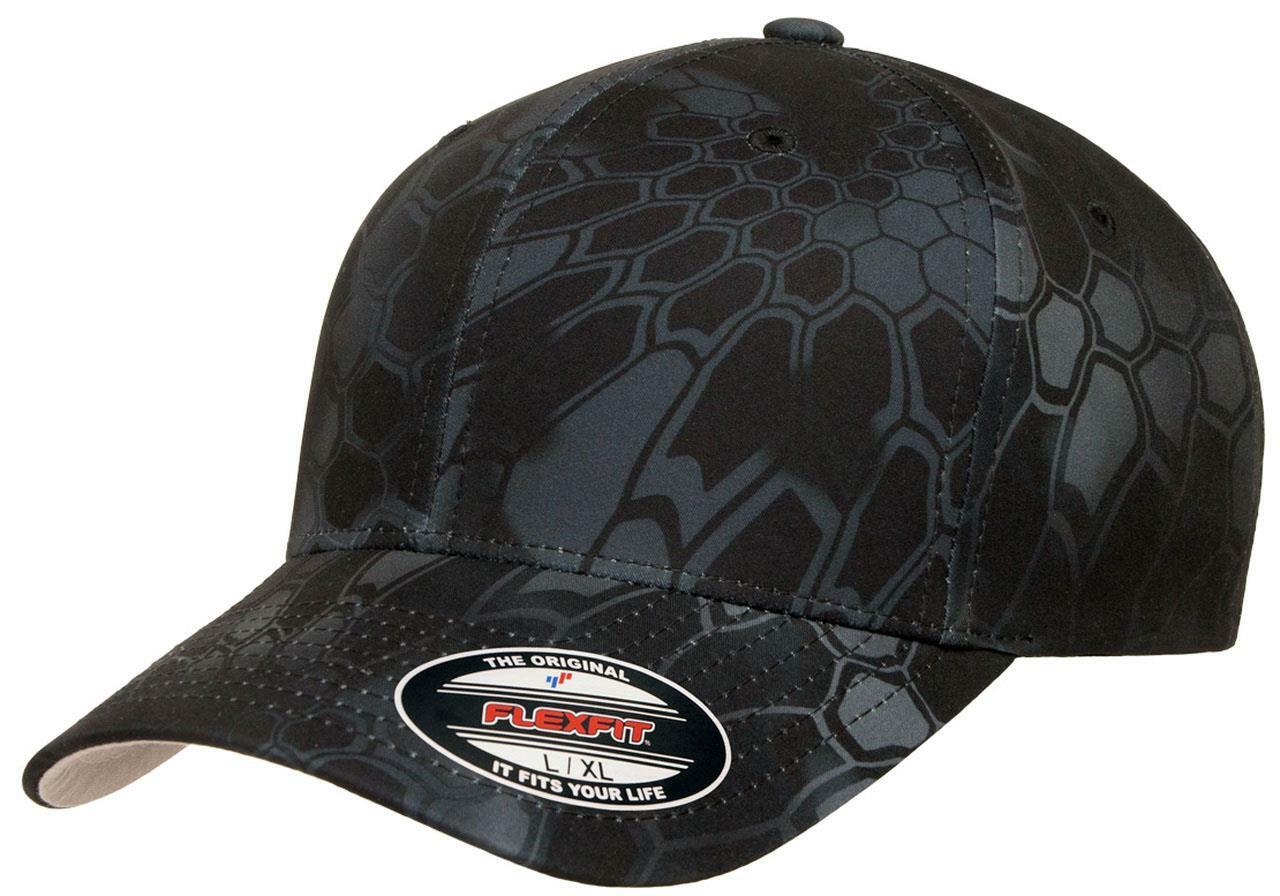 Flexfit 6277KR Kryptek Structured 6-Panel Fitted Baseball Hat Cap
