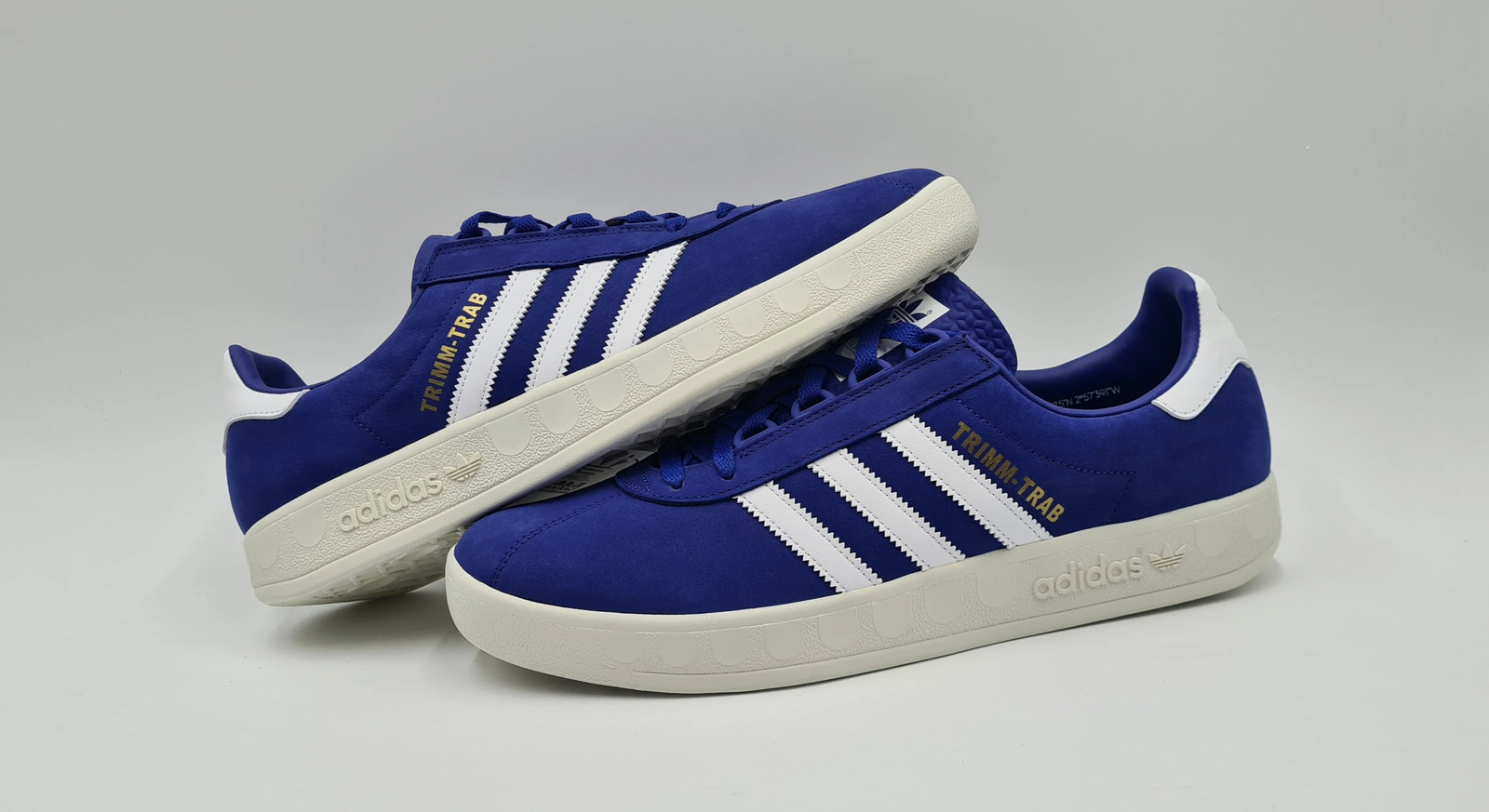 *NEW* 2019 Adidas Trimm Trab Retro Blue Size UK 13 / EUR 47 1/3