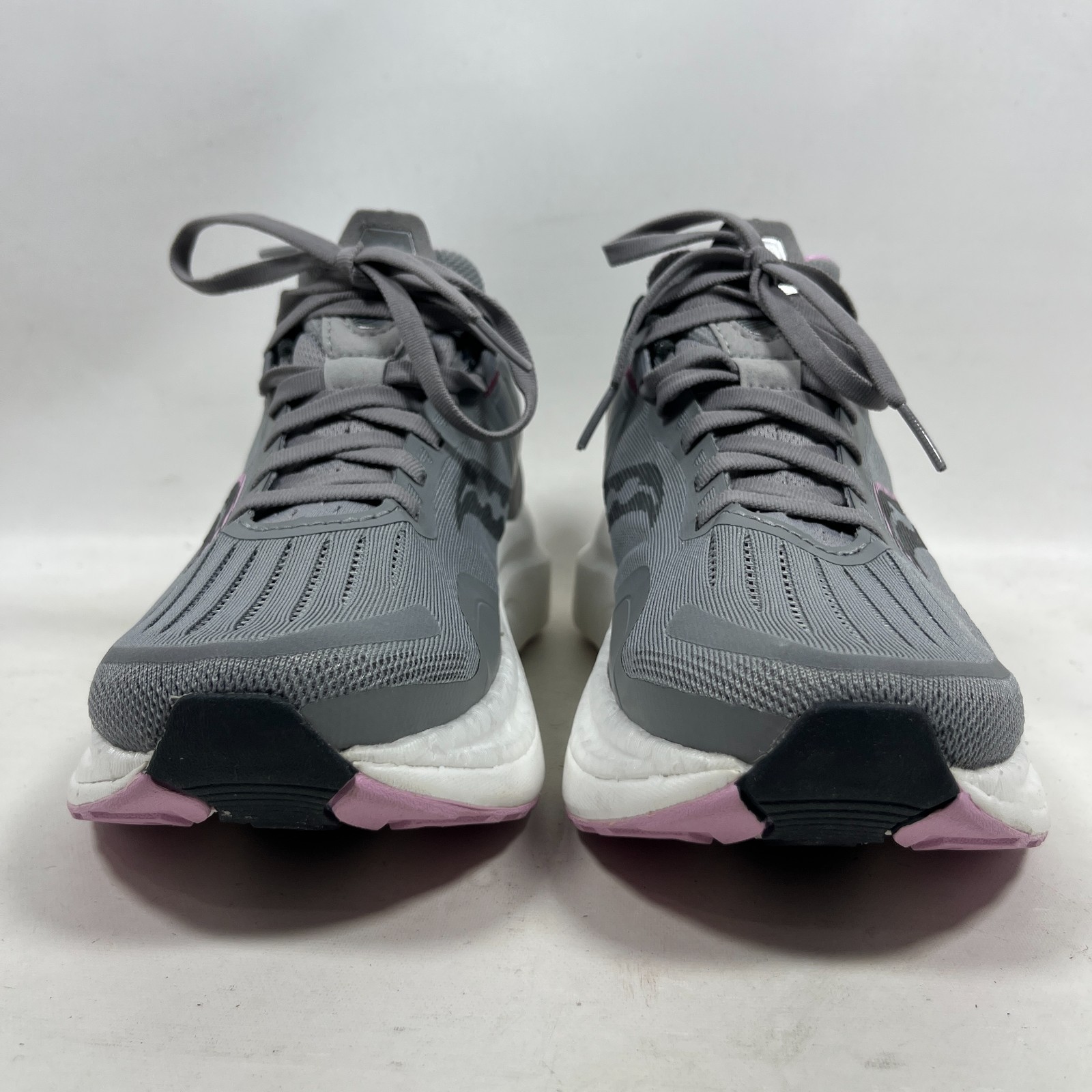 SAUCONY Sneakers Womens 8.5 W Tempus Wide Running Alloy Quartz S10721-15 Gray