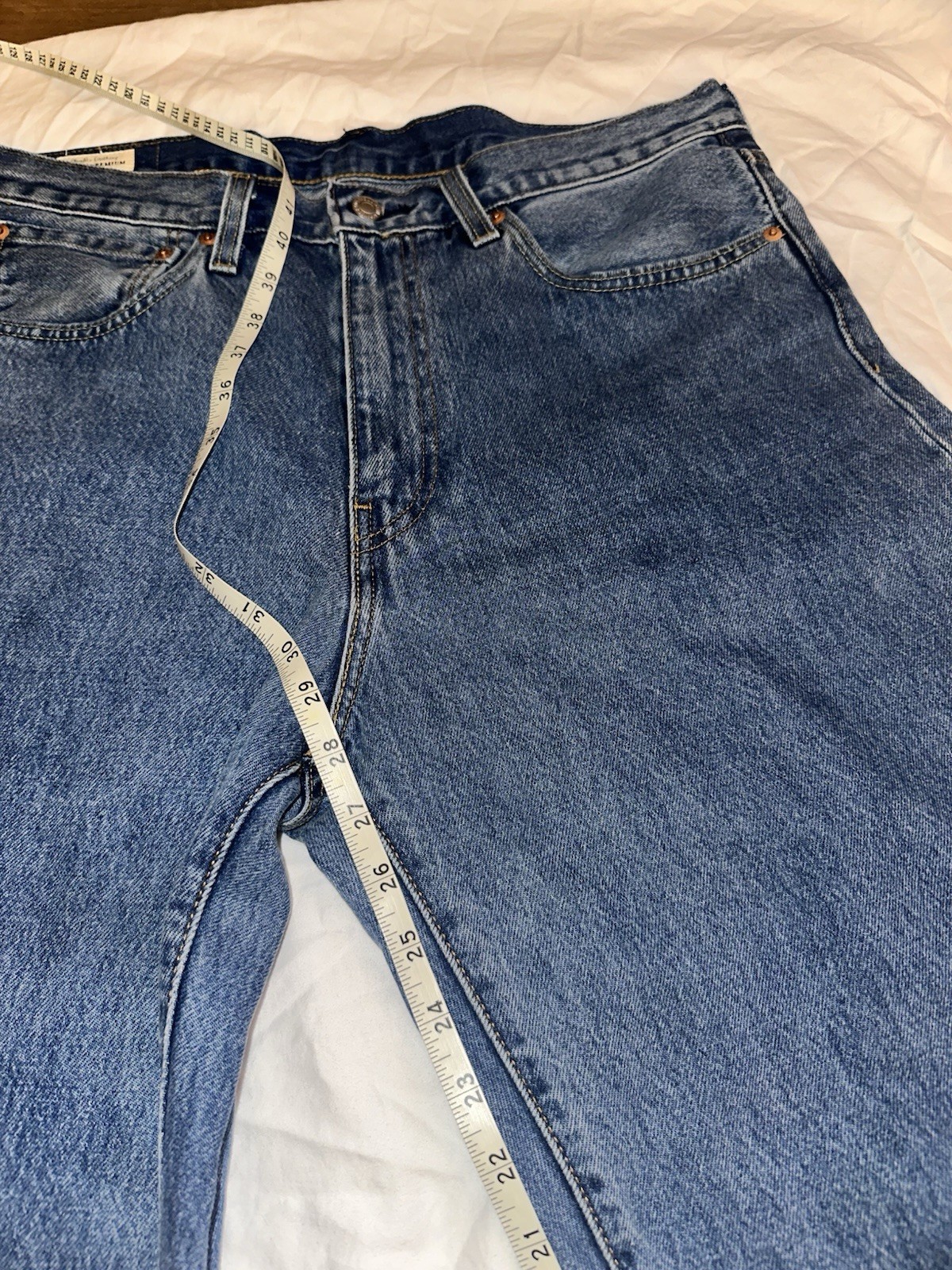 Levis 568 Loose Straight Jeans Mens 34×30 Blue Essentials Denim Lot 568