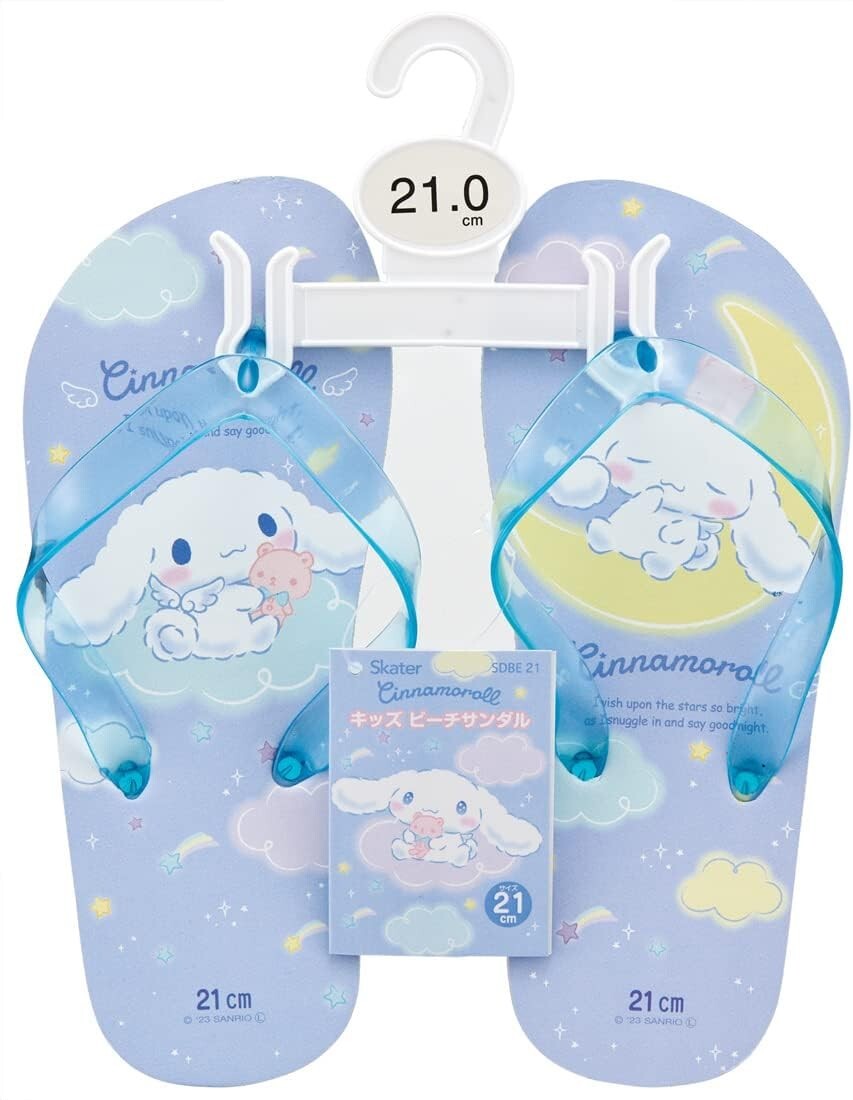 Kids Beach Sandals Cinnamoroll Starry Sky Sanrio 21cm(8.3 in), SDBE21-A, Skater