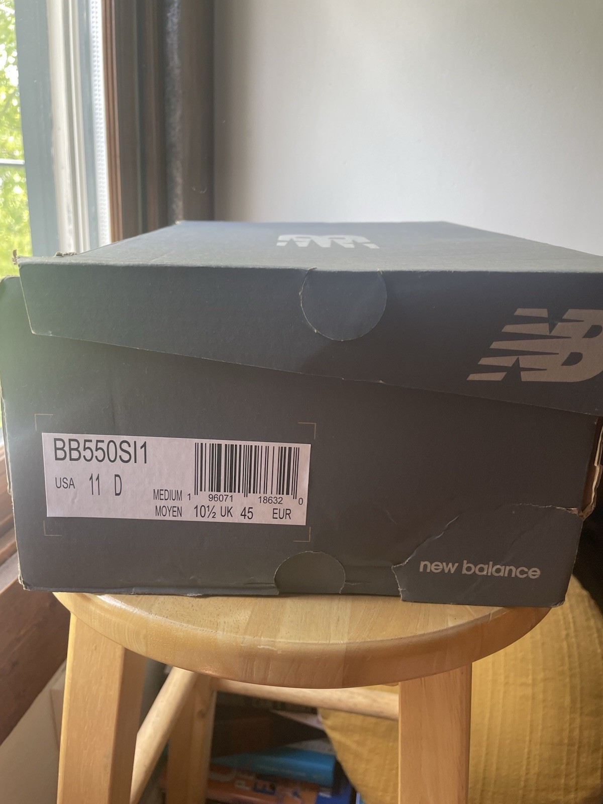 New Balance 550 Cordura Pack Sand Brown BB550SI1 size 11 DS