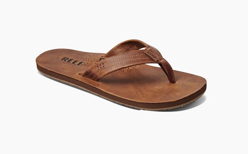 Reef Draftsmen Men’s Flip Flops Bronze Brown NEW