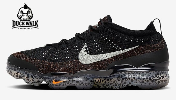 Nike Air Vapormax 2023 Flyknit SE Shoes Black “Safari” FZ2519-001 Men’s Size NEW